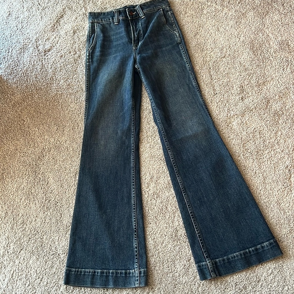 J. Crew Wide Leg Trouser